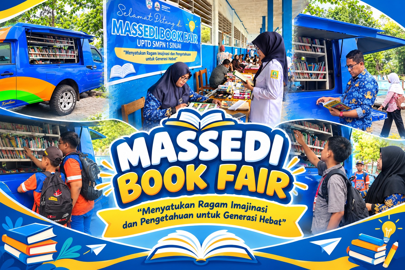 📚 MASSEDI BOOK FAIR – UPTD SMPN 1 Sinjai